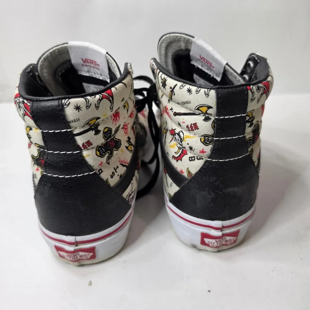 Vans Sk8-Hi Stranger Things Hellfire Club Shoes Mens 6.5 Womens 8 VN0A2XSBY09